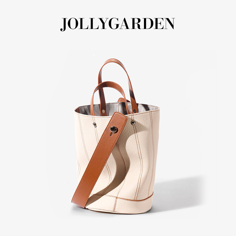 秋冬水桶包软牛皮复古质感百搭