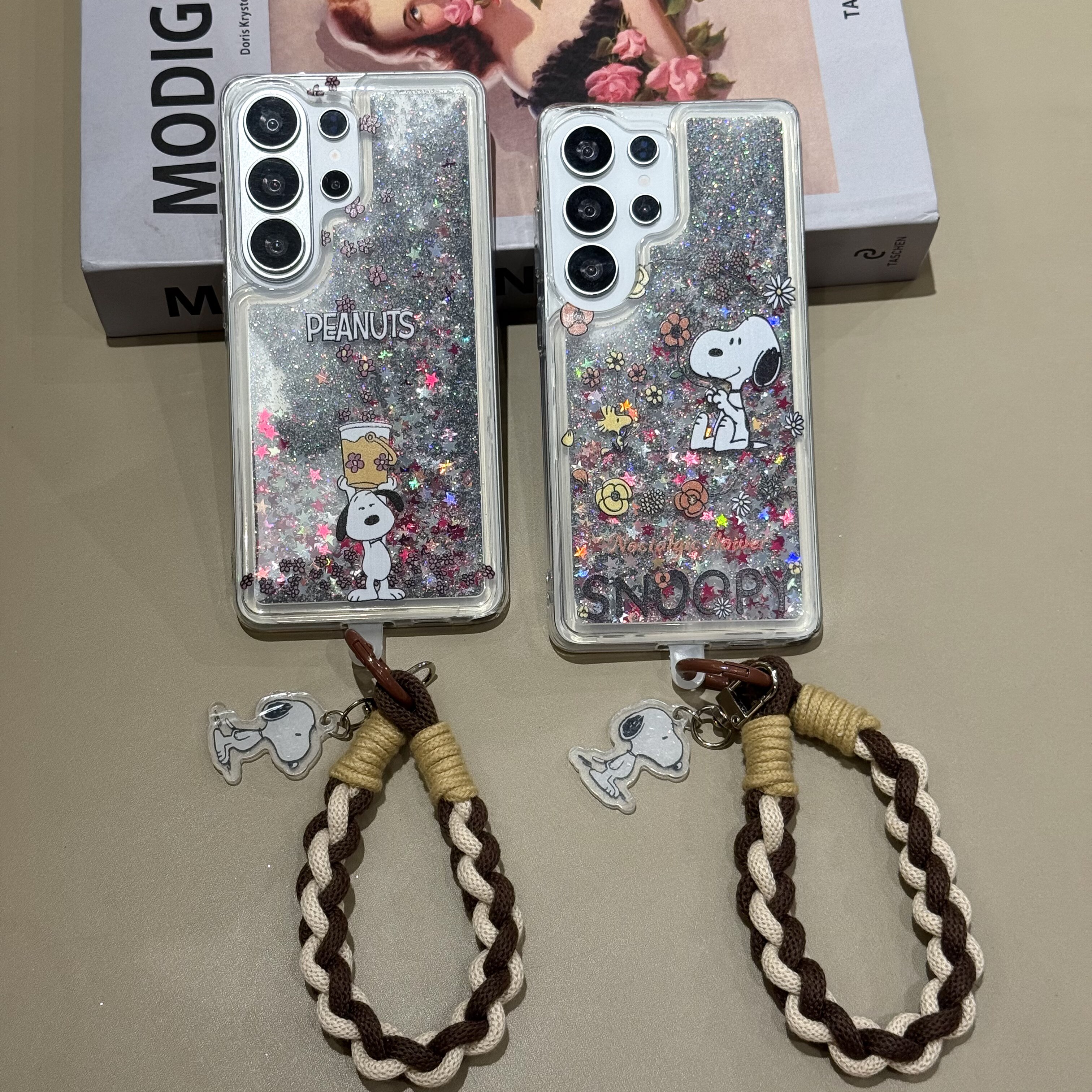 吉能虎新款史努比适用于三星S26Ultra带手绳流沙手机壳S25/24/23全包防摔ins风保护套