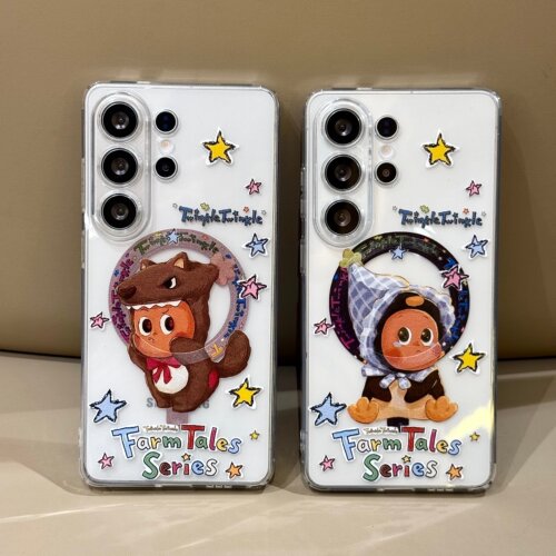 吉能虎狼帽星星人适用三星S26Ultra带手绳支架磁吸手机壳S25/S24/S23/Note20全包防摔A57/A37/A26/A16保护套