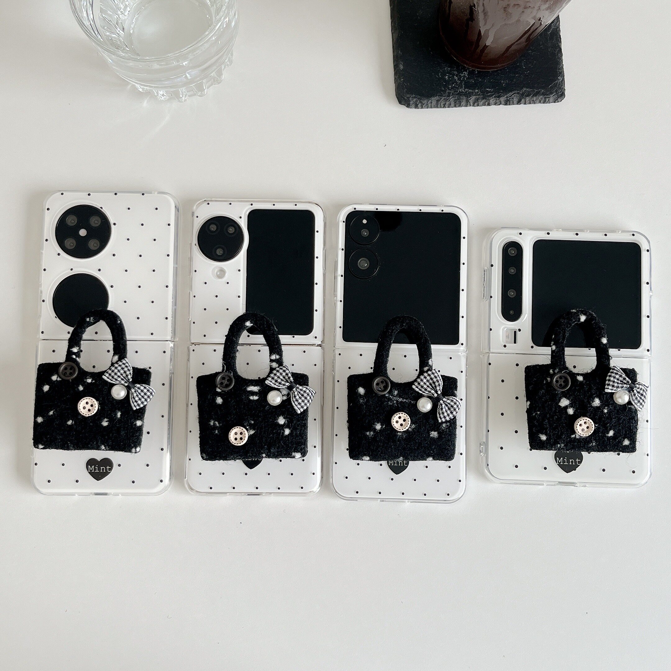 新款适用华为PuraX折叠带支架手链手机壳华为pocket2全包OPPOFindN3Flip防摔MagicVFlip/小米MIXflip2保护套