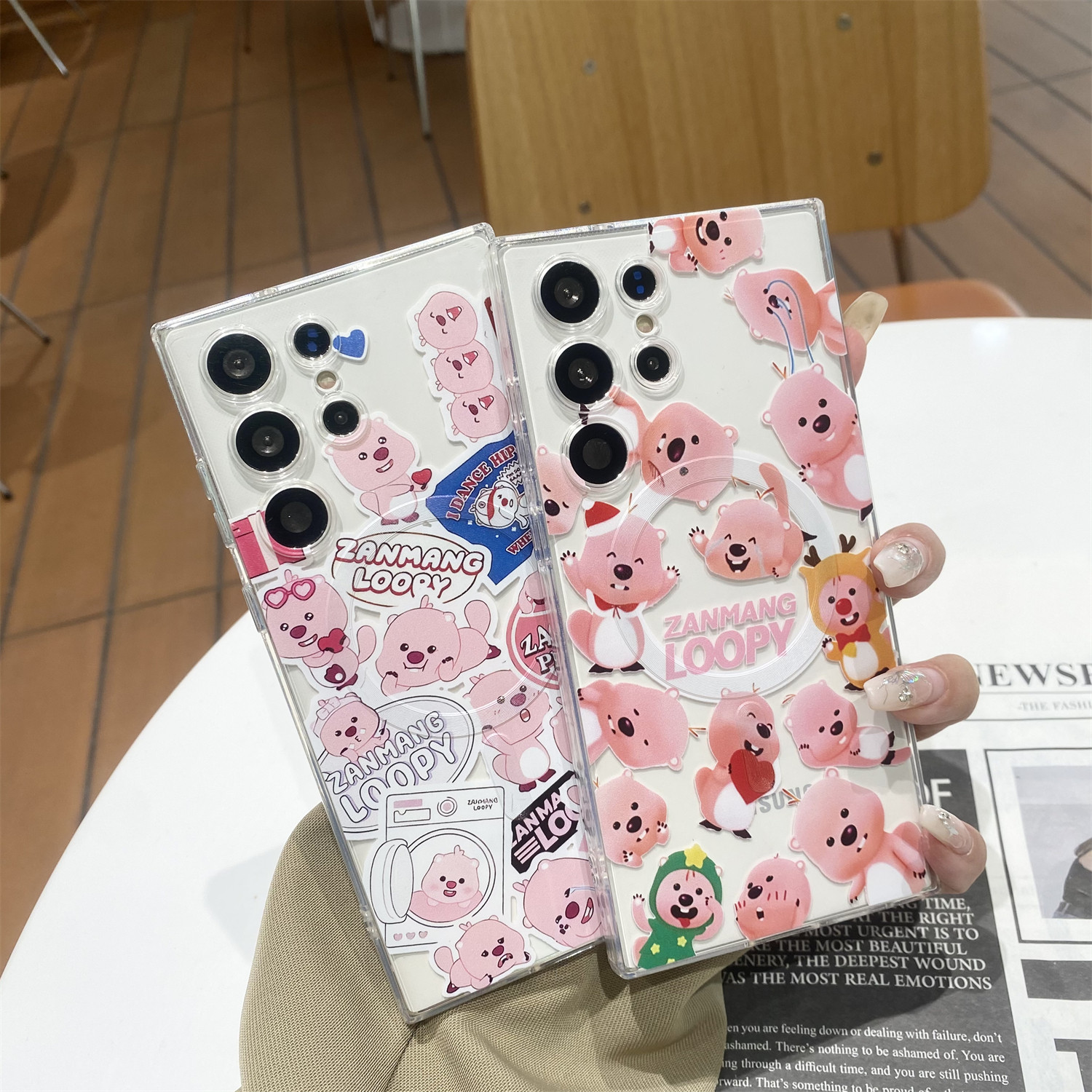 吉能虎新款小鹿海狸适用于三星S26Ultra带支架手机壳S25/S24/S23/Note20全包防摔A57/A37/A26/A16保护套