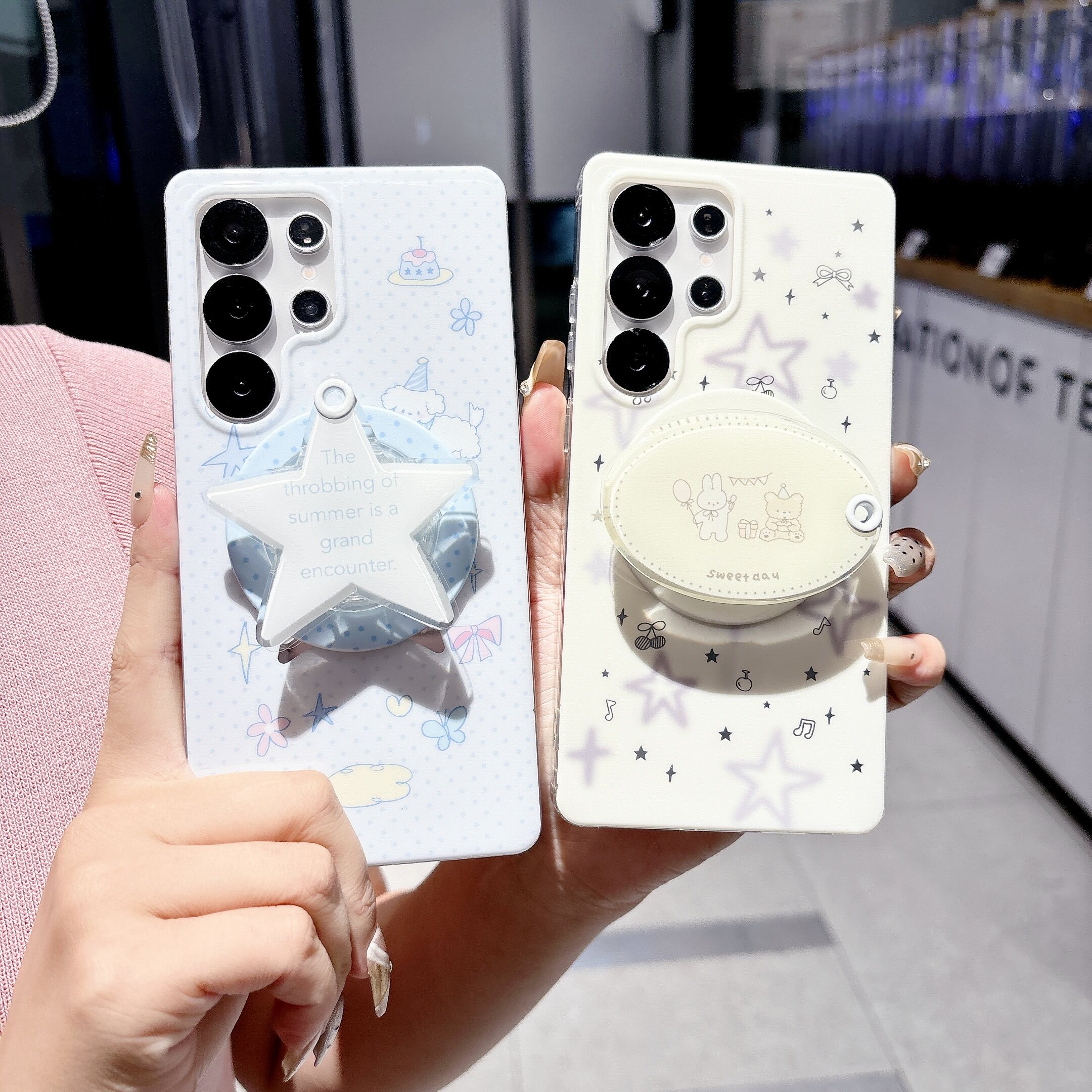 吉能虎新款五角星英文适用于三星S26Ultra带支架磁吸手机壳S25/24/23FE全包防摔ins风保护套