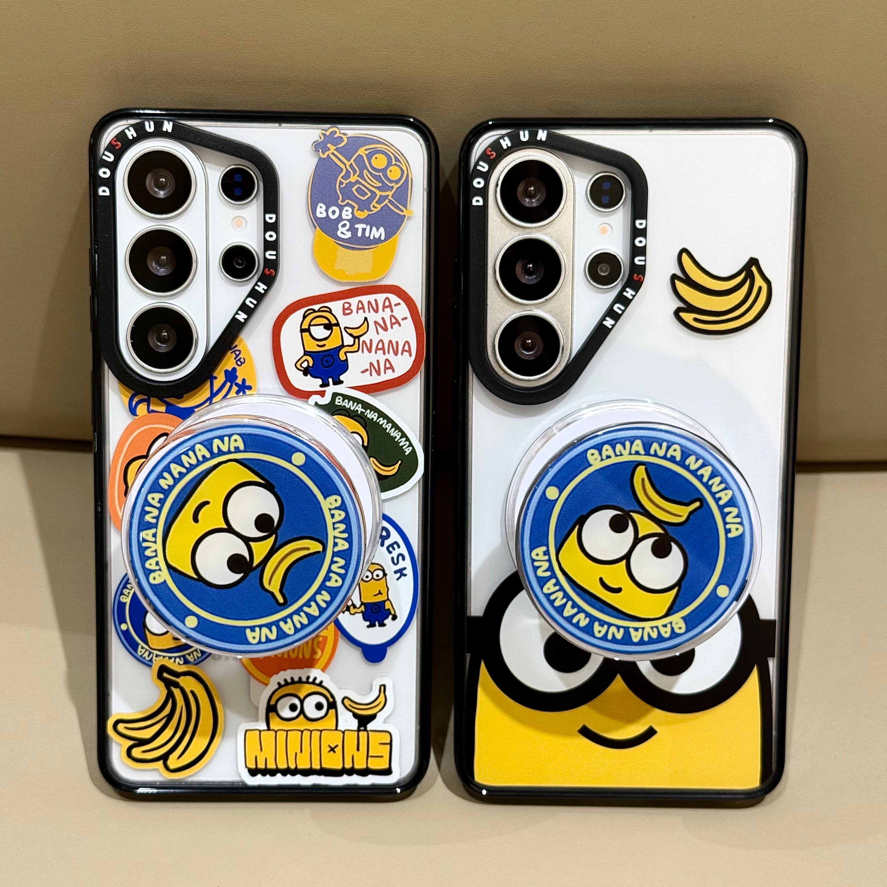 吉能虎新款小黄人适用于三星S26Ultra带支架手链磁吸手机壳S25/24全包防摔ins风卡通保护套