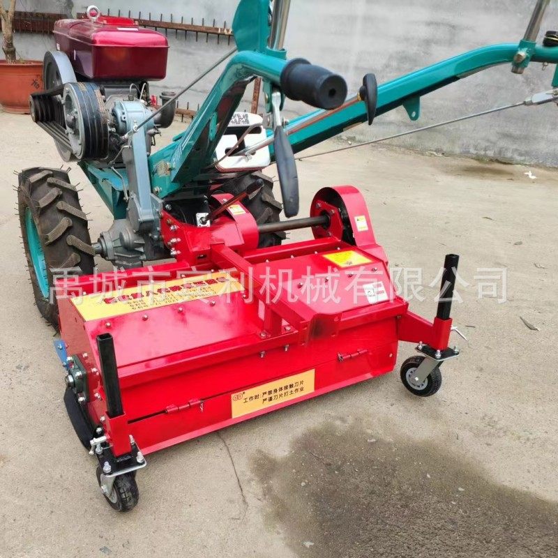 齐鲁宾田利丰牌 杀秧灭茬碎秧机 手扶带动秸秆粉碎还田机