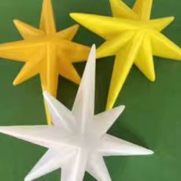 LED八芒星户外防水圣诞挂树灯