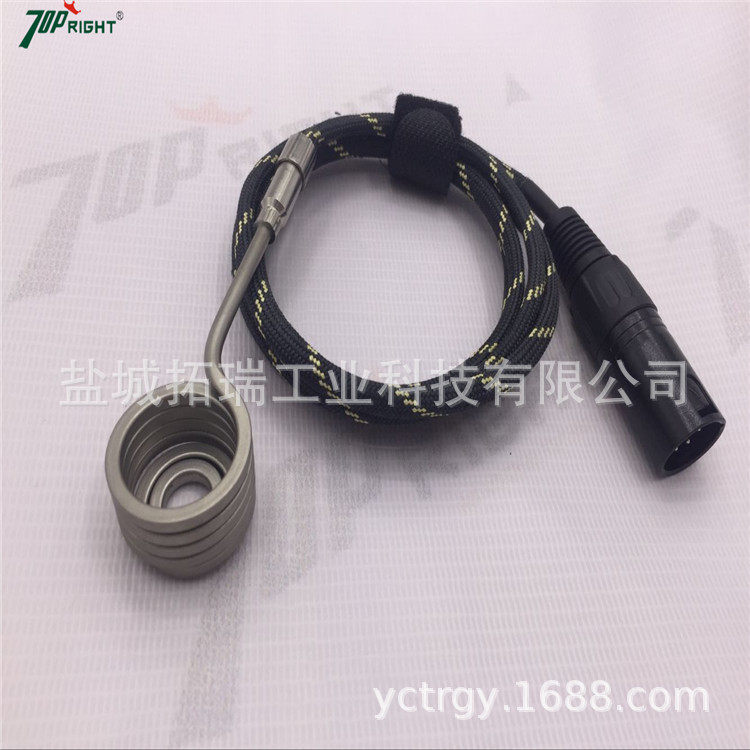 半封闭钛烟钉加热器 包底烟钉发热圈 烟膏烟钉托底型电热圈