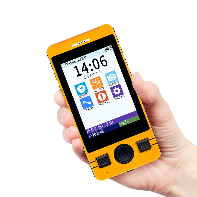 正钻4G实时巡更棒电子巡更系统保安巡逻拍照照明打点器ET-8080S