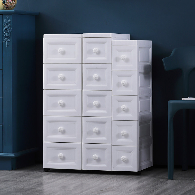 15cm宽夹缝收纳柜抽屉式厨房卫生间储物柜子浴室缝隙窄多层置王之