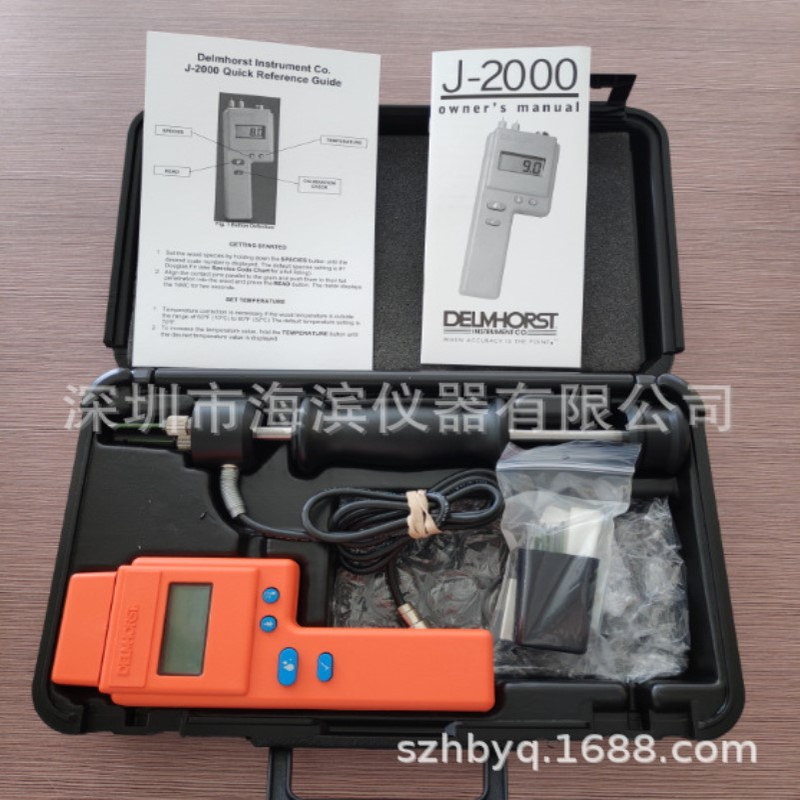 插针式木材水分计J-2000特荷斯木材水分计木材湿度计批发