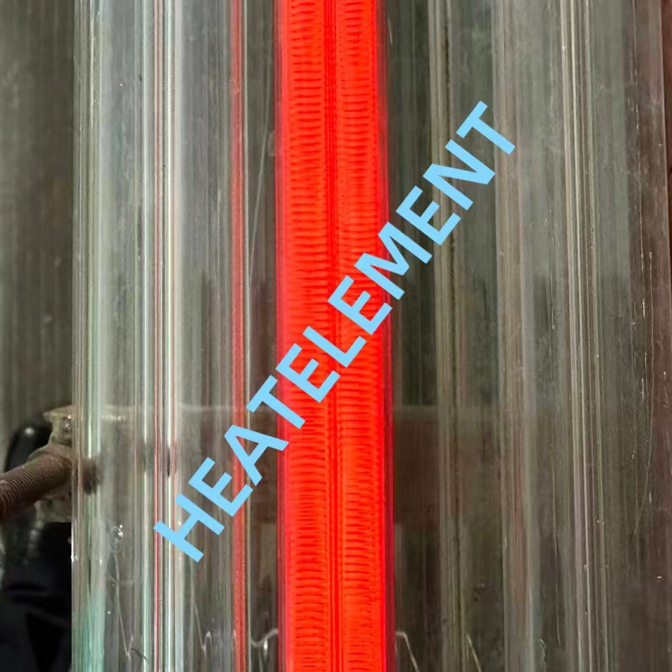 中波镀金卤素加热灯玻璃烘干