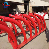 90°地泵弯管 混凝土输送地泵拖泵弯管 R1000 双层合金砼泵弯管