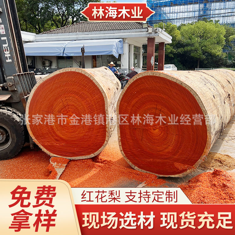 非洲进口红花梨原木板材