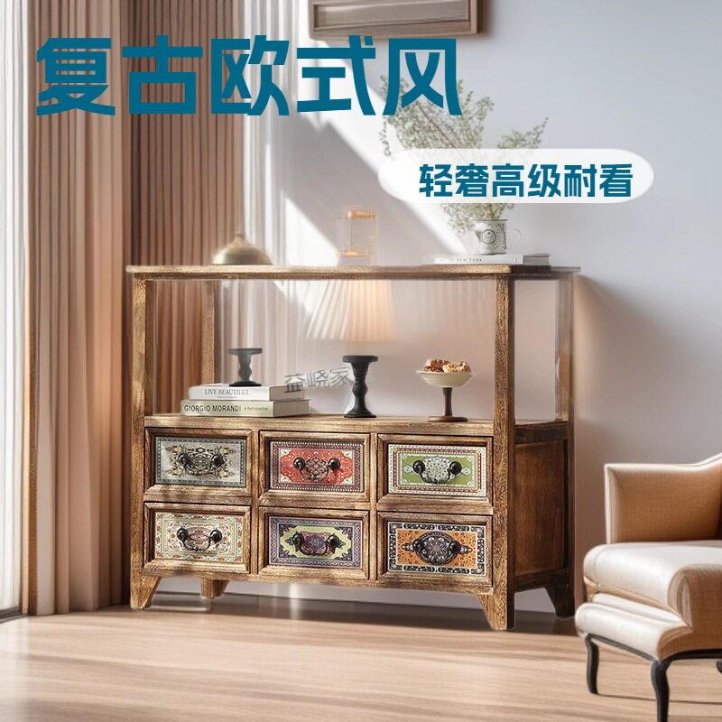 欧式实木电视柜组合小户型电视机柜客厅地柜家具收纳斗柜储物