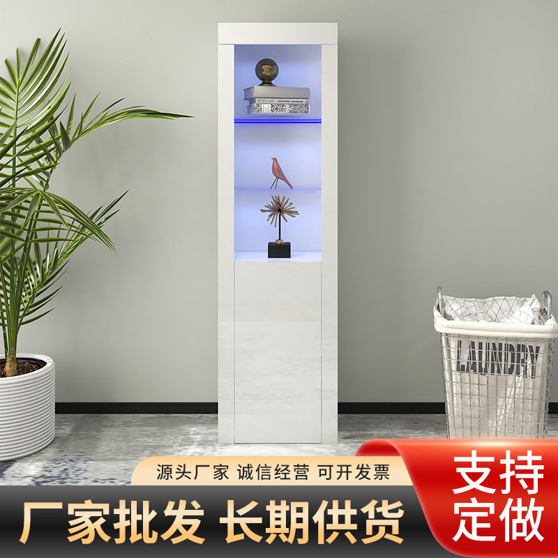 欧式墙角转角收纳展示柜