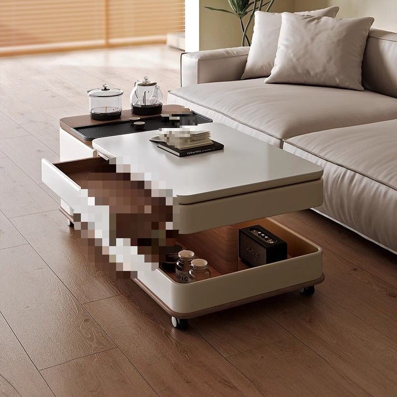 客厅茶几家用泡茶现代简约功夫轻奢高级新款可移动岩板多功能小桌