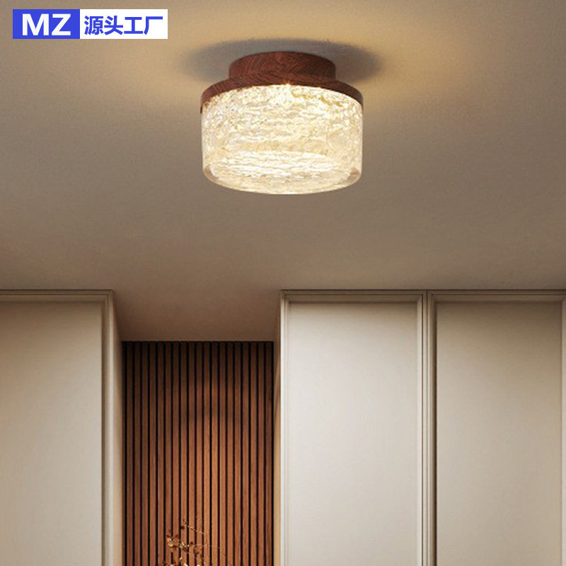 法式中古风吸顶灯树脂设计师复古玄关入户走廊过道衣帽间阳台灯