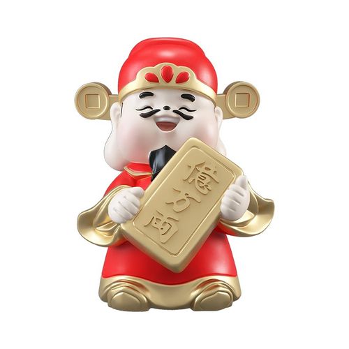 财神爷摆件家用客厅落地装饰高档大气沙发电视柜旁开业礼物乔迁
