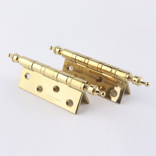 依佰利法式美式纯铜皇冠头带帽不锈钢加厚卧室门平开子母合页铰链