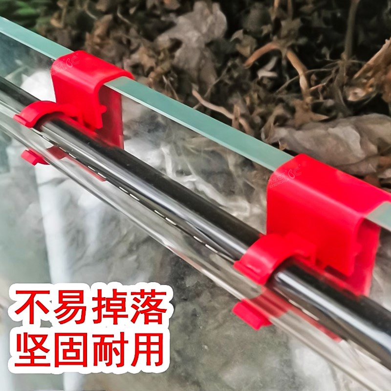 鱼缸灯夹 万向灯卡灯架 T5T8灯管支架潜水灯管万向悬挂式卡子拉筋