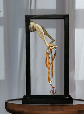 新中式风格家具电视柜摆件中国风禅意酒柜玄关样板间家居装饰品