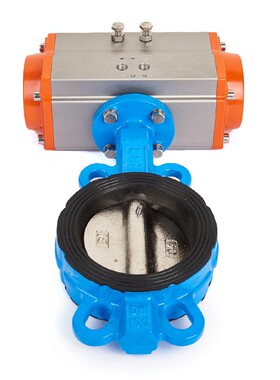 气动乙丙不锈钢蝶阀D671XP-16对夹式软密封球磨AT阀门dn50 80 100