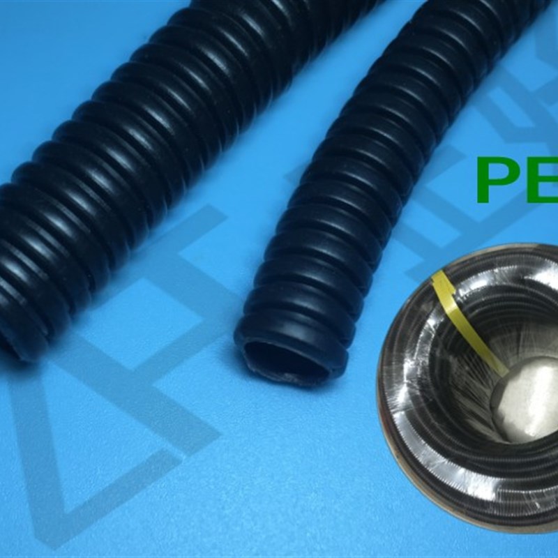 PE塑料PP阻燃料波纹管蛇皮管套线管 AD波纹管软管黑色AD7.5至AD54
