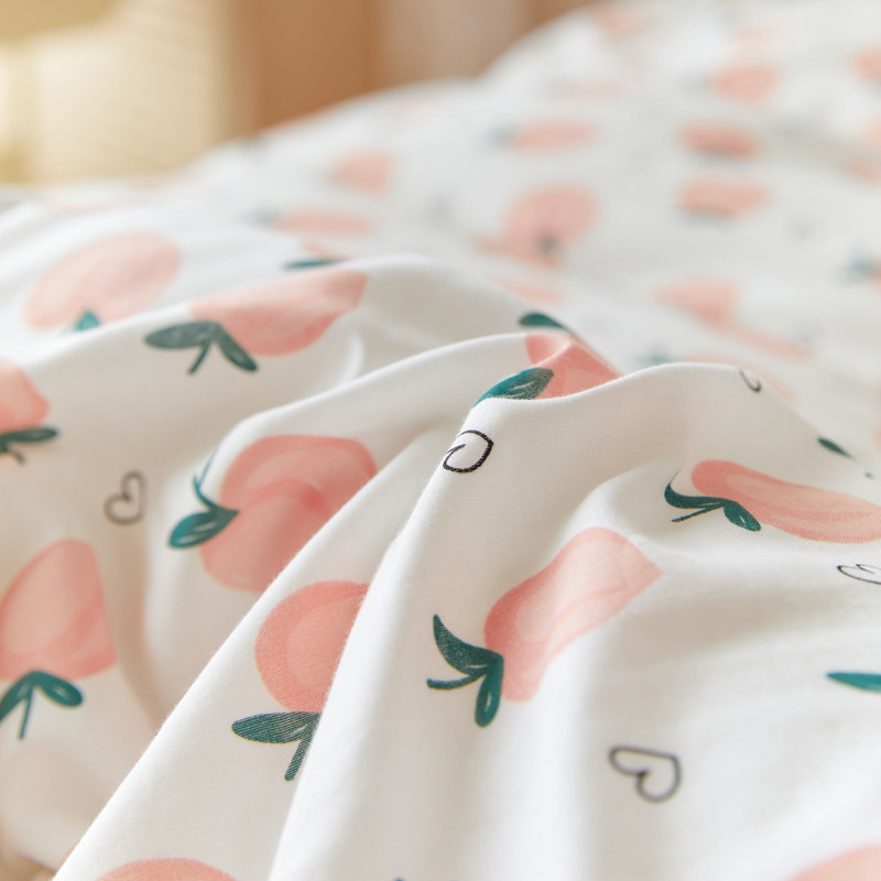 双层纱单c床笠/柔软亲肤透气纯棉全棉床罩母婴级裸睡儿童单人床套,床上用品,床笠,淘宝优惠券,粉丝福利购,淘宝优惠卷