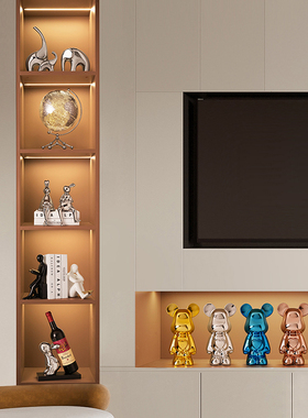 简约现代假书书挡摆件家居客厅书房电视柜酒柜轻奢陶Y瓷书立装饰