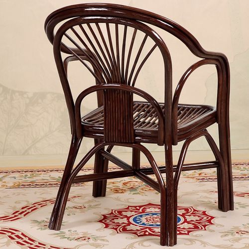 藤椅子三件套靠背l老人椅阳台茶桌组合休闲椅单人腾椅藤条家用座