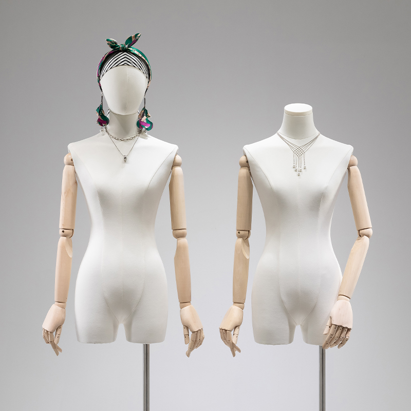 韩版锁骨模特道具女服装店女装衣服半身人台假人模特X架展示假全