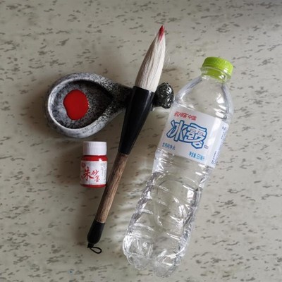 舞狮点睛 舞龙点睛 北狮点睛 青城飞鸿点睛道具 朱砂毛笔墨碟