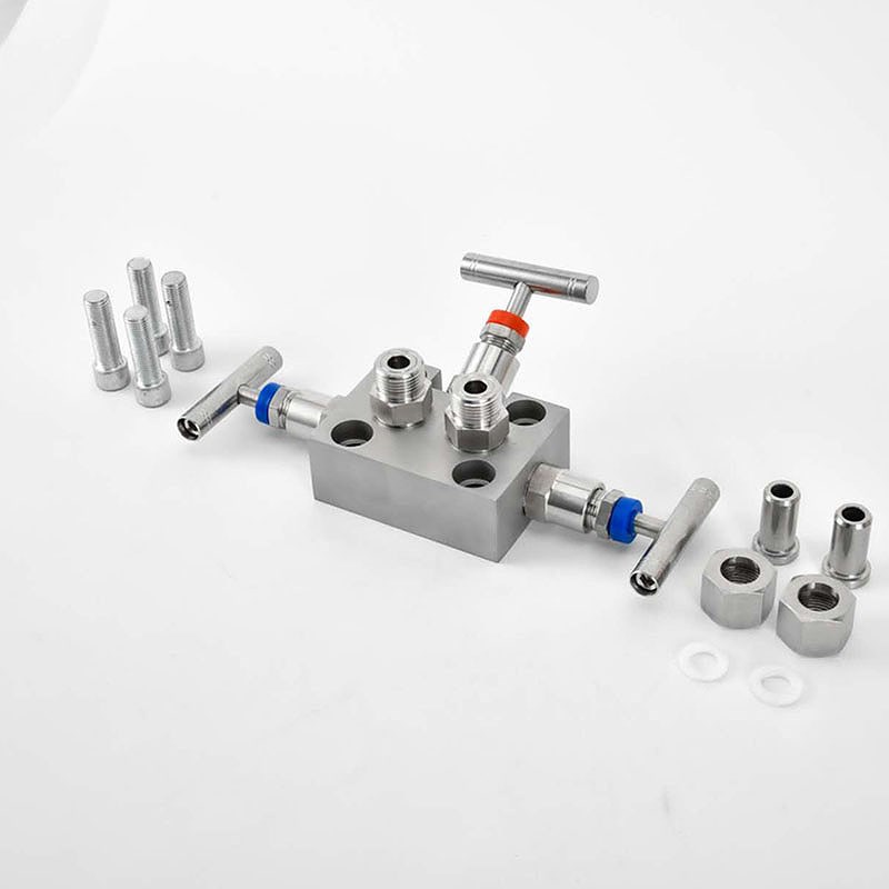 不锈钢SF-2B一体化三阀组三阀组EJA3051差压变送器三阀组304/316