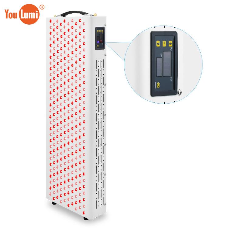 跨境亚马逊供货450W红外led面板灯660nm850nm红外线理疗灯