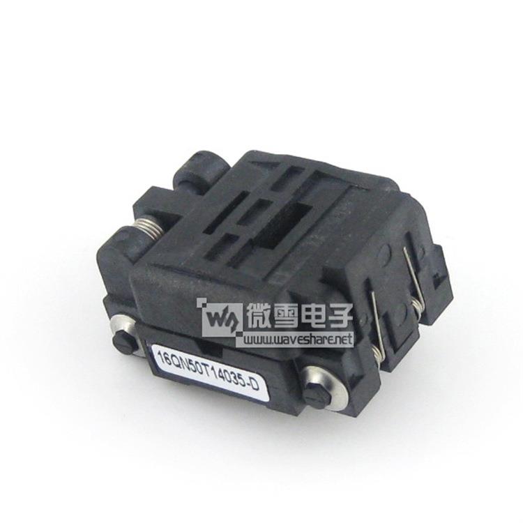 16QN50T14035测试座QFN16MLP16MLF16IC引脚间距0.5mm编程座