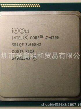 Inte5l酷睿i740904770SDZY479S47770K4790K476T4/8CT3.4ghz