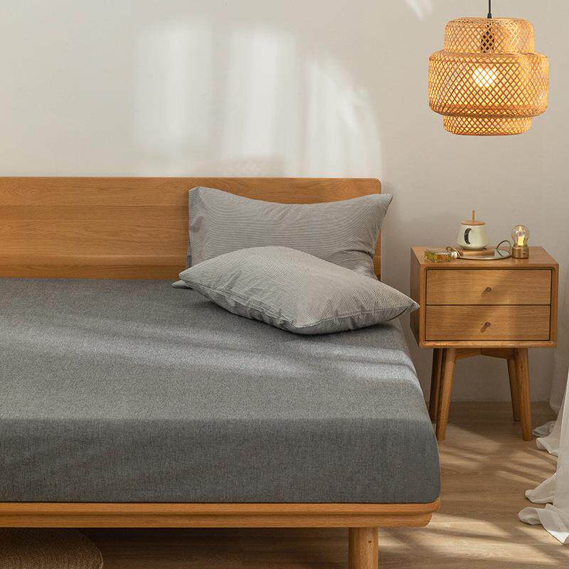 单纯品床笠床单棉水洗棉纯色床单床罩TSC民宿店宾馆白纯色酒床罩