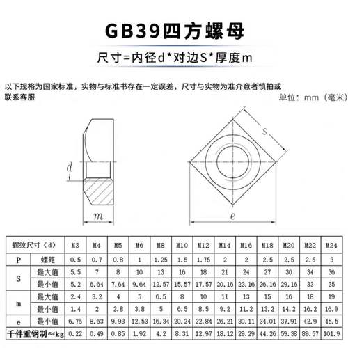 镀四方螺母9镀GB3方型螺母M5M6M8M10OGS锌镍