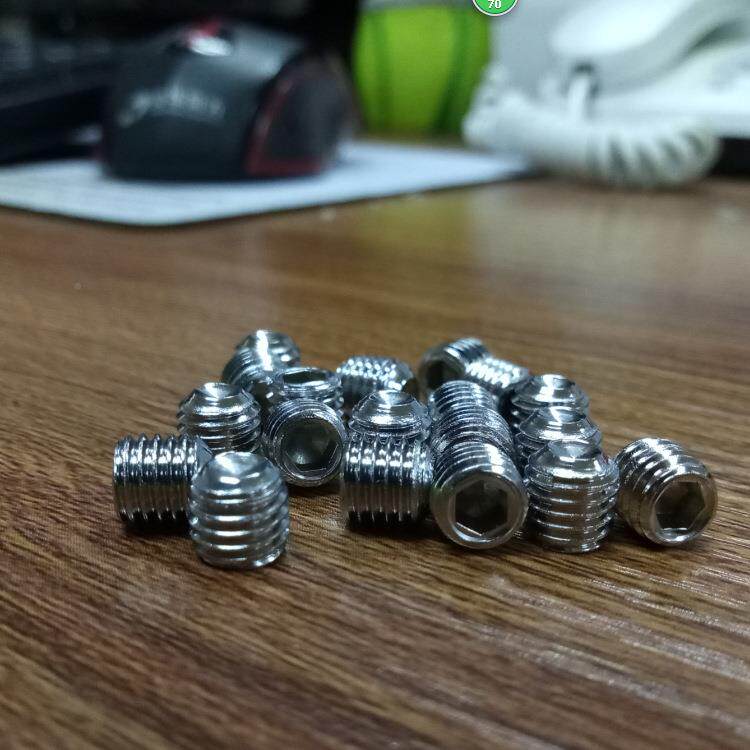 1/4-28美制凹细牙不锈钢内六角BJF/平端机米，端美制紧定钉螺。