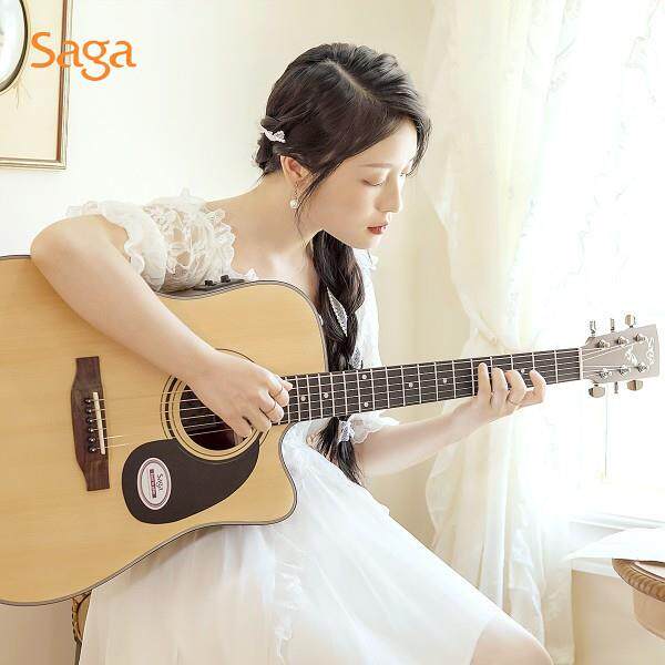 Sga萨伽吉他SF60a0C民谣0吉他初学者男生女生木TOV专用面单SF70