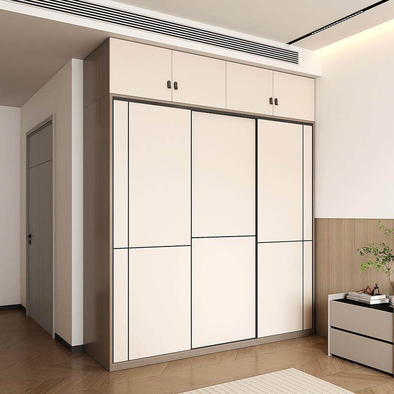 木月推拉门EXN衣柜现代简约衣移门衣柜松板二门门柜卧室欧趟三门