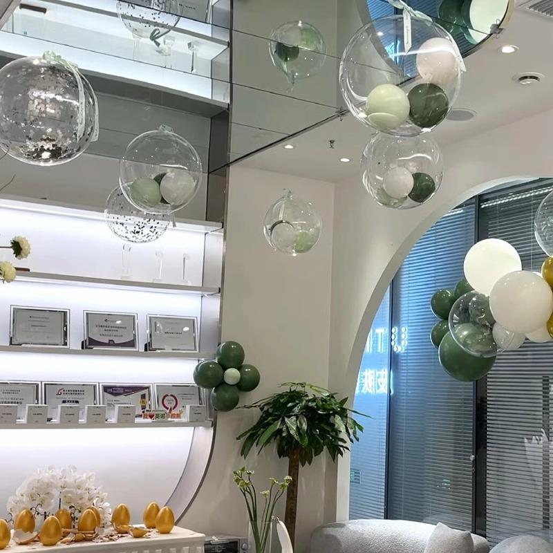 透明球动中置球店铺商场GPU4S店气幼儿园吊顶布61活氛装饰天花板