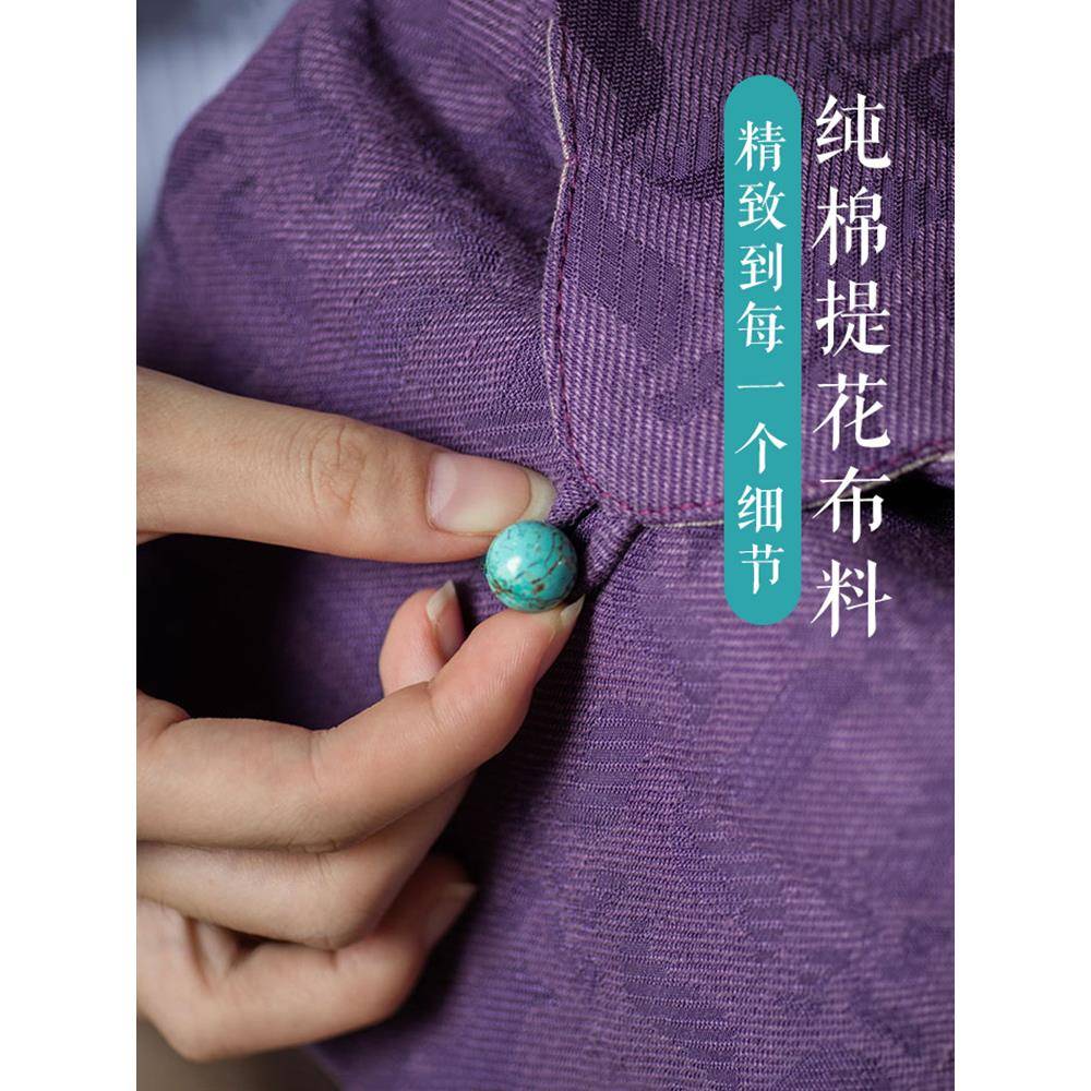 A6茶茶事包具纳包棉麻布袋L加厚夹收棉手提布包Q茶器便携旅行