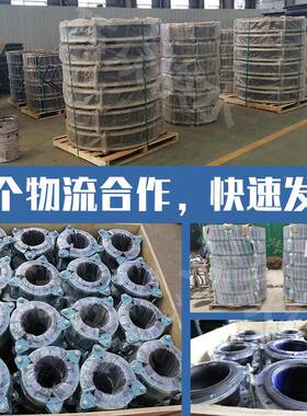 圆形丝扣连接RCQ可曲挠螺纹橡胶软橡接头风机软盘纹内螺活接头胶