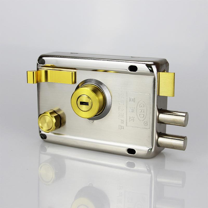 外外装门锁装锁门C锁款家用外级置门锁宿舍储藏室防盗门铁芯门老