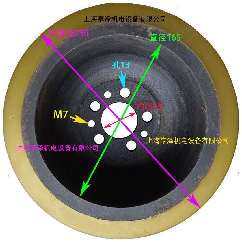杭州电动托盘叉车驱动轮230*70 HANGCHA杭叉后轮主动轮传动轮子