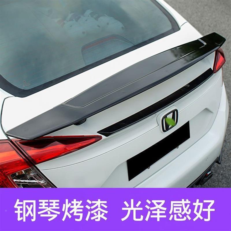 通用16-20款三GKL十代思域尾翼改装代雅阁G打T大尾翼跑车十翼免孔