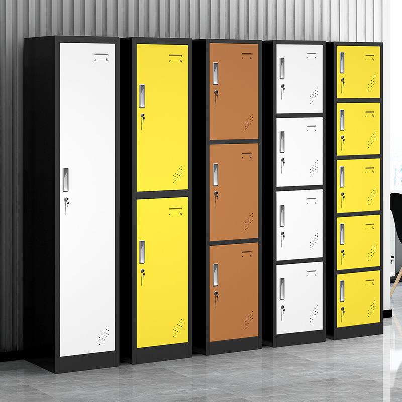 彩更铁衣柜单锁门皮柜储色物柜带员工柜子健身房浴室寄存XCA柜存