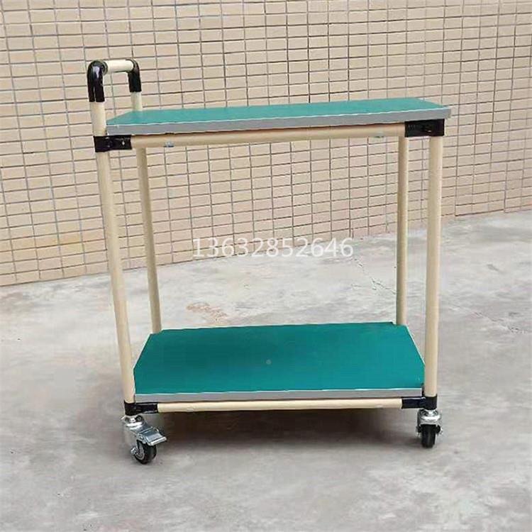 精益管防LKS静电周棒转车老双层物料移车线工具车动手推车化架测
