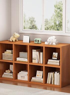 童格子柜落书柜合收纳柜学儿生书架置物架靠墙矮柜组客厅储地OUK
