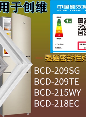 适配创维冰箱BCD-209SG 209TE 215WY 218EC门密封条磁性胶条圈